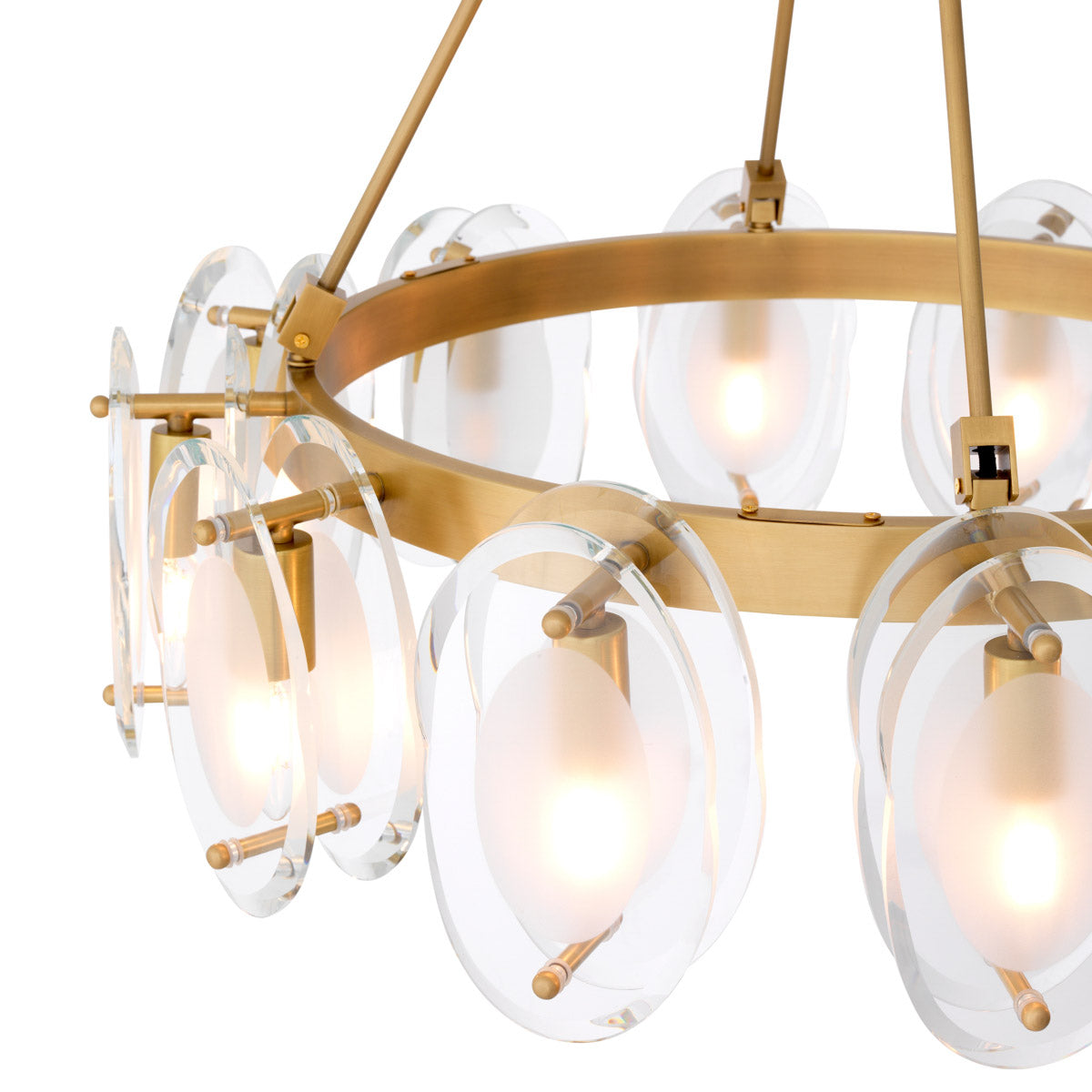 Eichholtz Chandelier Sublime elevated materials for a statement in any luxury interior. Dimensions W 29.5" D 29.0" H