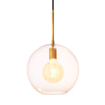 Eichholtz Chandelier Tango 5 light fixture. Hanging at different heights the clear glass globes bring depth to your décor, while