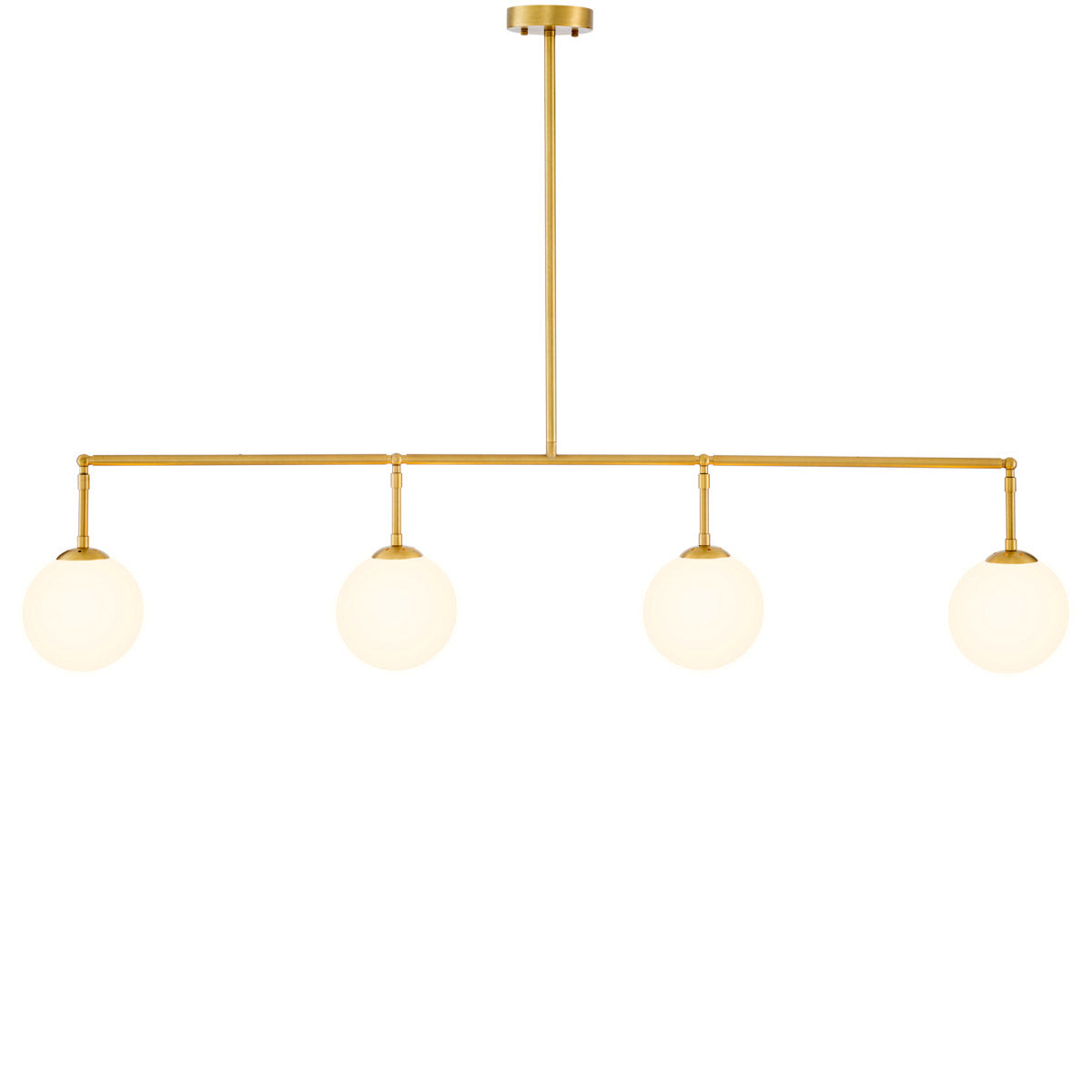 Eichholtz Chandelier Tara elegant pendant light will give your dining room or kitchen island a Mid-Century Modern vibe.