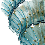 Eichholtz Chandelier Toscano Elevate any interior with the Eichholtz Toscano Chandelier's exclusive hand-blown blue glass. The artisan... .