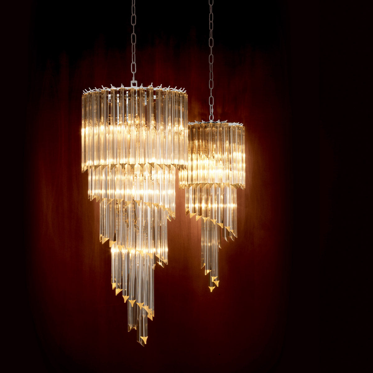 Eichholtz Chandelier Trapani by Eichholtz this pendants/lanterns/chandelier pairs refined design with elevated materials for a statement...