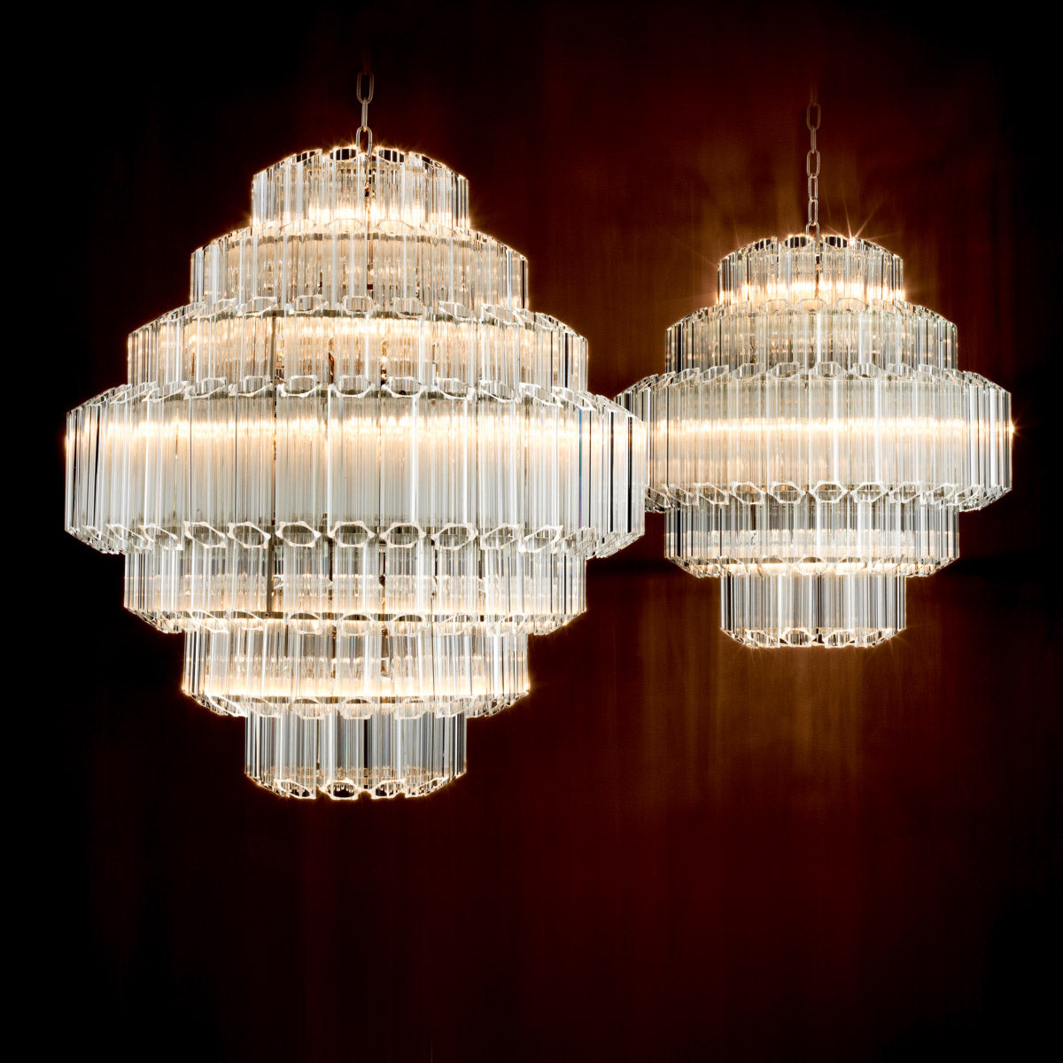 Eichholtz Chandelier Vittoria L design with elevated materials for a statement in any luxury interior. Expertly made for enduring
