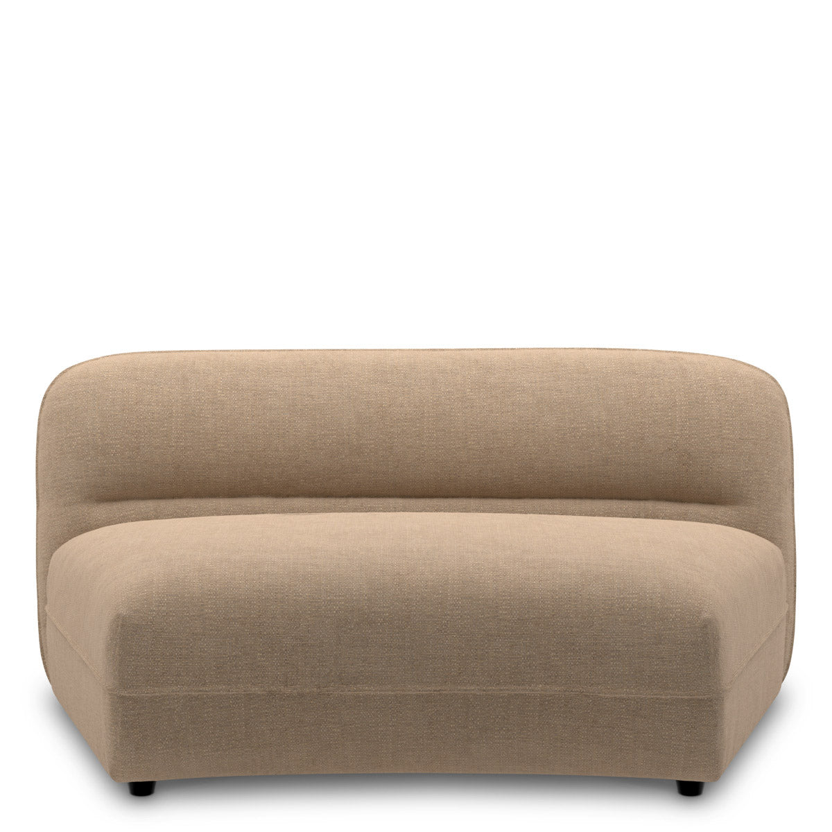 Modular Sofa Grand Avenue - Middle Stratfort warm grey | black feet 83% rayon | 17% cotton Chairs & Sofas CMA0185 3