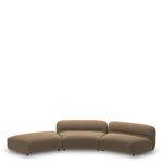 Modular Sofa Grand Avenue - Ottoman Stratfort brown | black feet 83% rayon | 17% cotton Chairs & Sofas CMA0188 5