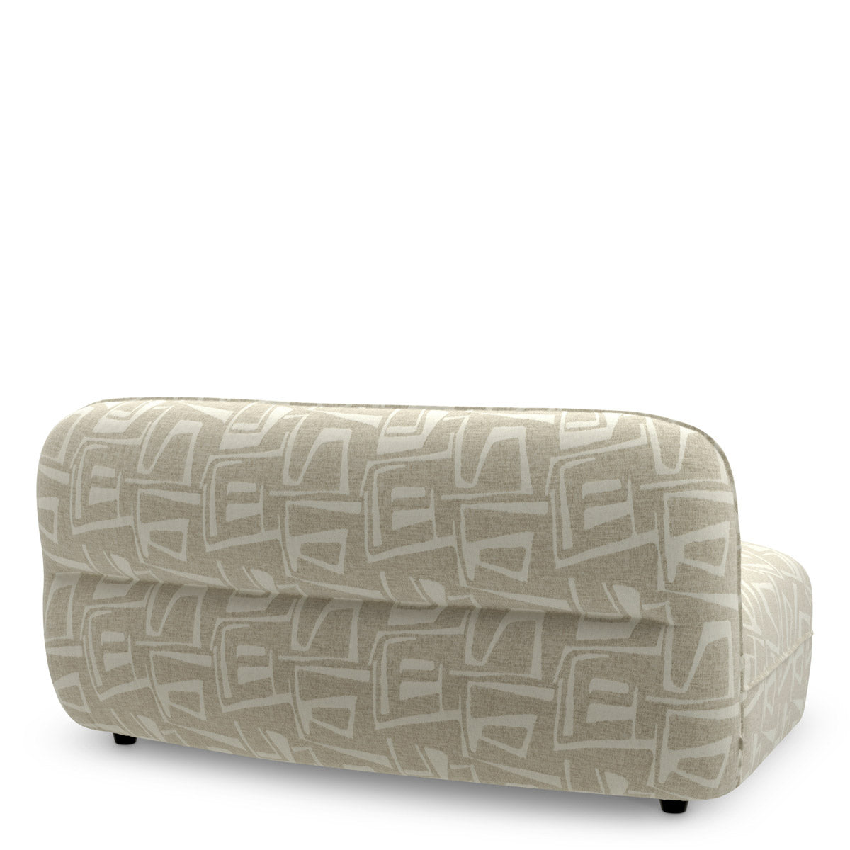 Modular Sofa Grand Avenue - Middle Davenport light grey | black feet 52% polyester | 48% olefin Chairs & Sofas CMA0193 4