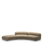 Modular Sofa Grand Avenue - Ottoman Hastings beige | black feet 100% polyester Chairs & Sofas CMA0206 5
