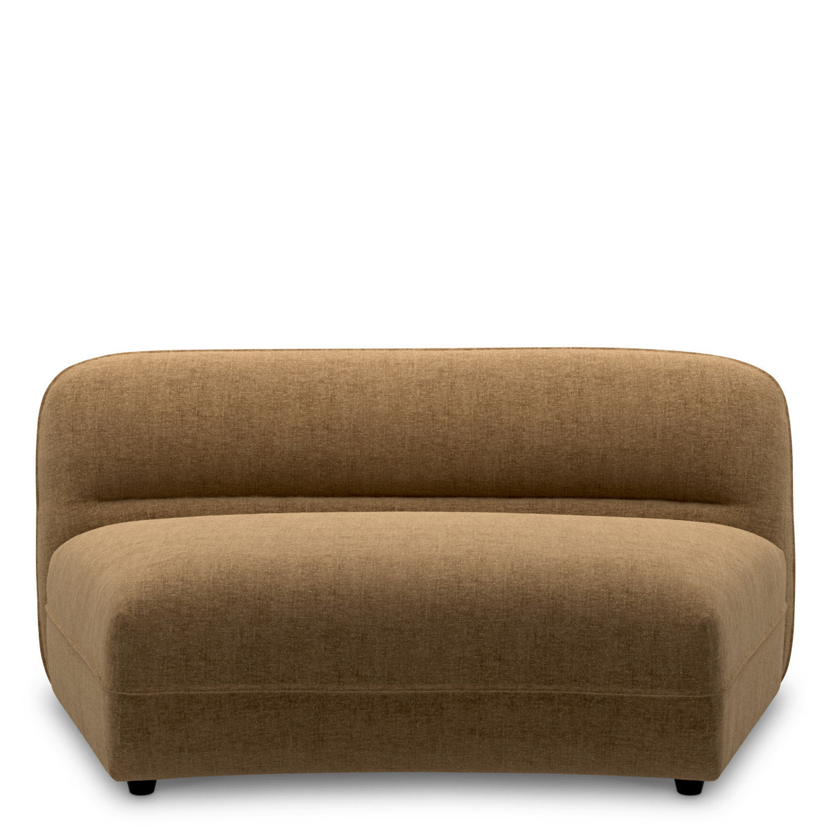 Modular Sofa Grand Avenue - Middle Hastings camel | black feet 100% polyester Chairs & Sofas CMA0211 3