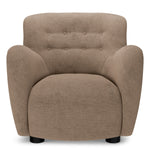 Chair Bixby Stratford warm grey | black feet 83% rayon | 17% cotton Chairs & Sofas CMA0250 3