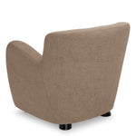 Chair Bixby Stratford warm grey | black feet 83% rayon | 17% cotton Chairs & Sofas CMA0250 4