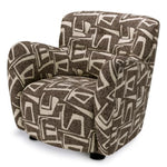 Chair Bixby Davenport dark brown | black feet 52% polyester | 48% olefin Chairs & Sofas CMA0255 7