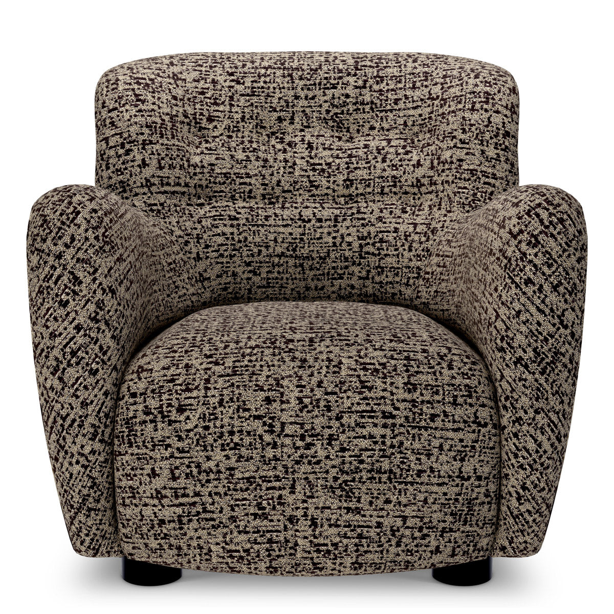 Chair Bixby Montclair dark brown | black feet 67% polyester | 20% cotton | 13% rayon Chairs & Sofas CMA0257 3