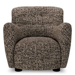 Chair Bixby Montclair dark brown | black feet 67% polyester | 20% cotton | 13% rayon Chairs & Sofas CMA0257 3