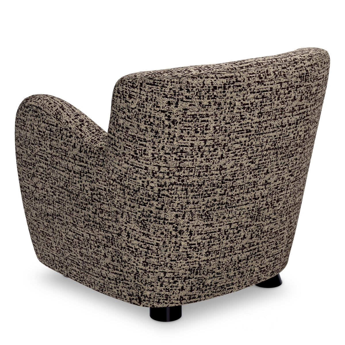 Chair Bixby Montclair dark brown | black feet 67% polyester | 20% cotton | 13% rayon Chairs & Sofas CMA0257 4