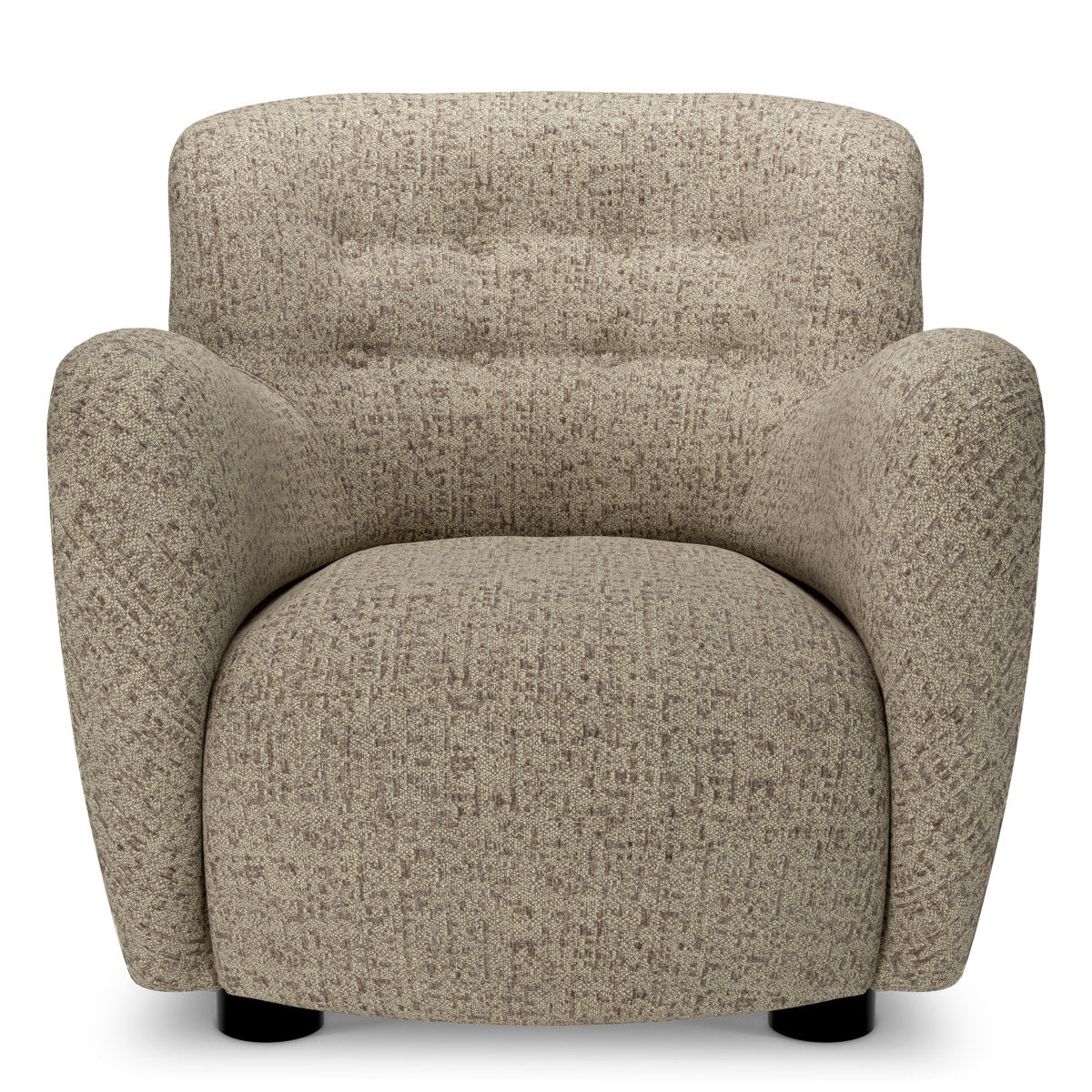 Chair Bixby Montclair warm grey | black feet 67% polyester | 20% cotton | 13% rayon Chairs & Sofas CMA0258 3