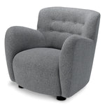 Chair Bixby Hastings light blue | black feet 100% polyester Chairs & Sofas CMA0261