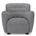 Chair Bixby Hastings light blue | black feet 100% polyester Chairs & Sofas CMA0261 3
