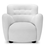 Chair Bixby Muslin white | black feet Chairs & Sofas CMA0262 3