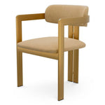 Dining Chair Donato Brushed brass finish | stratfort honey 83% rayon | 17% cotton Chairs & Sofas CMA0265 14