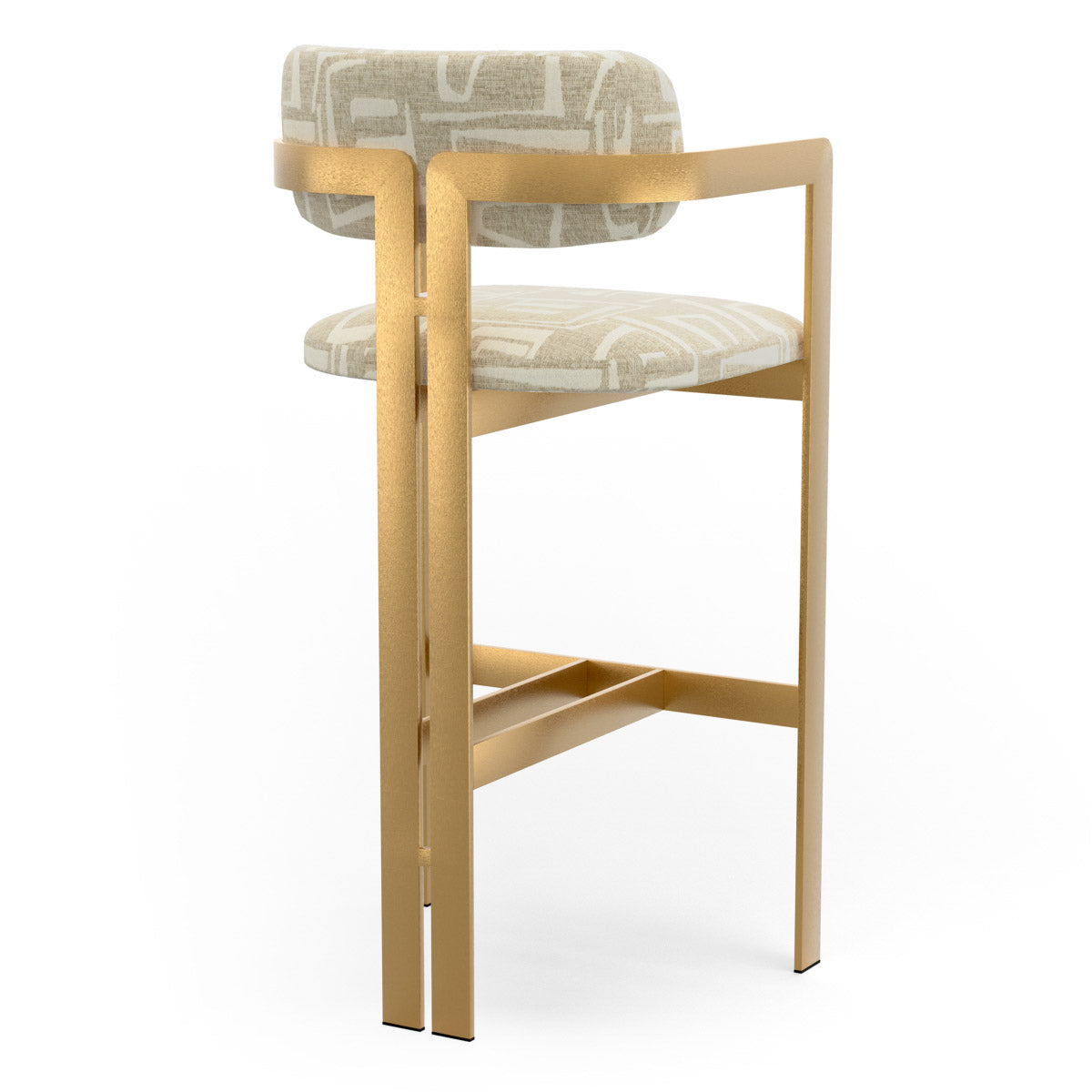 Bar Stool Donato - Muslin White