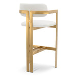Bar Stool Donato Brushed brass finish | muslin white Chairs & Sofas CMA0331 4