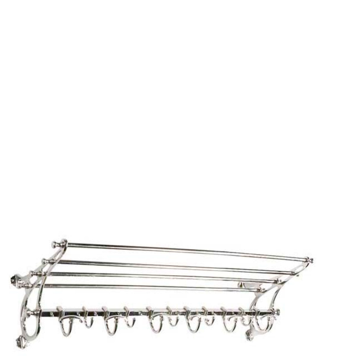 Eichholtz Coatrack Hudson S The nickel finished Hudson S Coatrack is reminiscent of the luggage racks in old steam