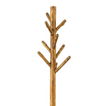 Eichholtz Coatrack Stern brass finish and organic shaped black marble base that showcases the natural beauty of the