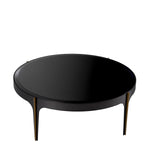 Eichholtz Coffee Table Artemisa S room or lobby. The frame is provided with a warm bronze finish. Vertical brushed brass