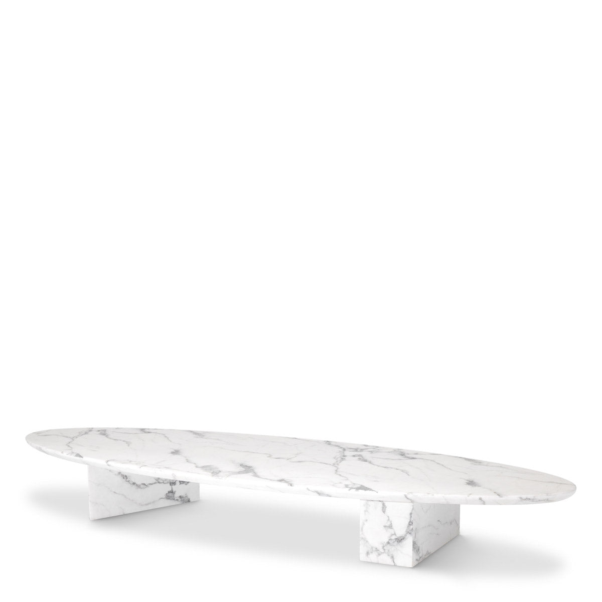 Eichholtz Coffee Table Aurore Its elegant oval table top rests on two sturdy triangular shaped blocks. Coffee Table Aurore