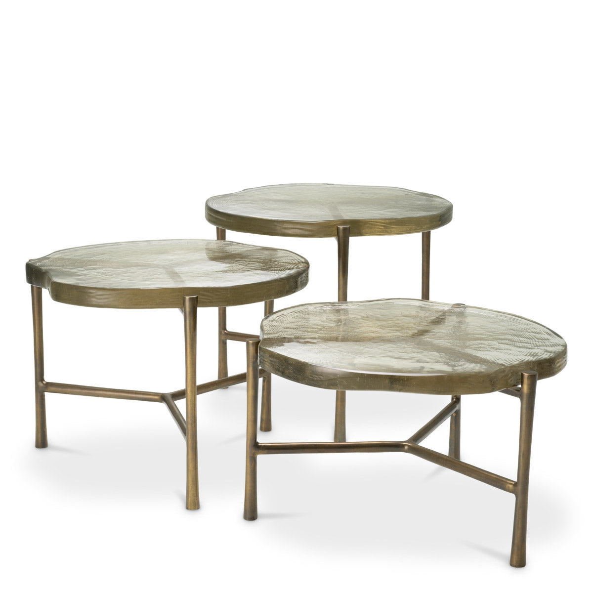 Eichholtz Coffee Table Baldovini set of 3 Introducing the Baldovini Coffee Table Set, a stylish and versatile addition to your living space.