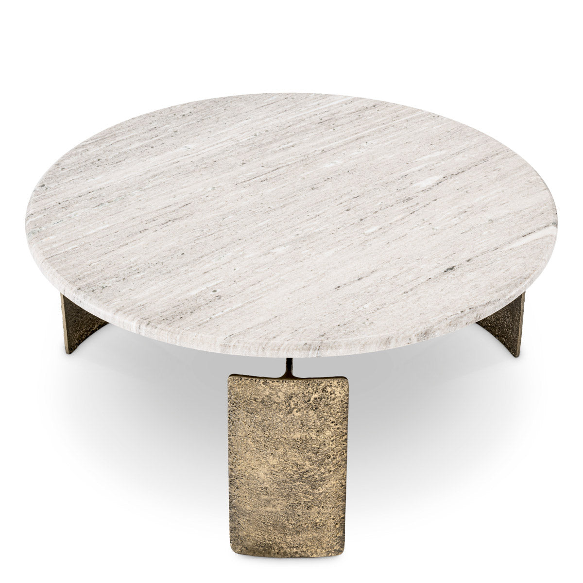 Eichholtz Coffee Table Bodega air of sophistication. While the antique brass finish provides a touch of heritage, it's the