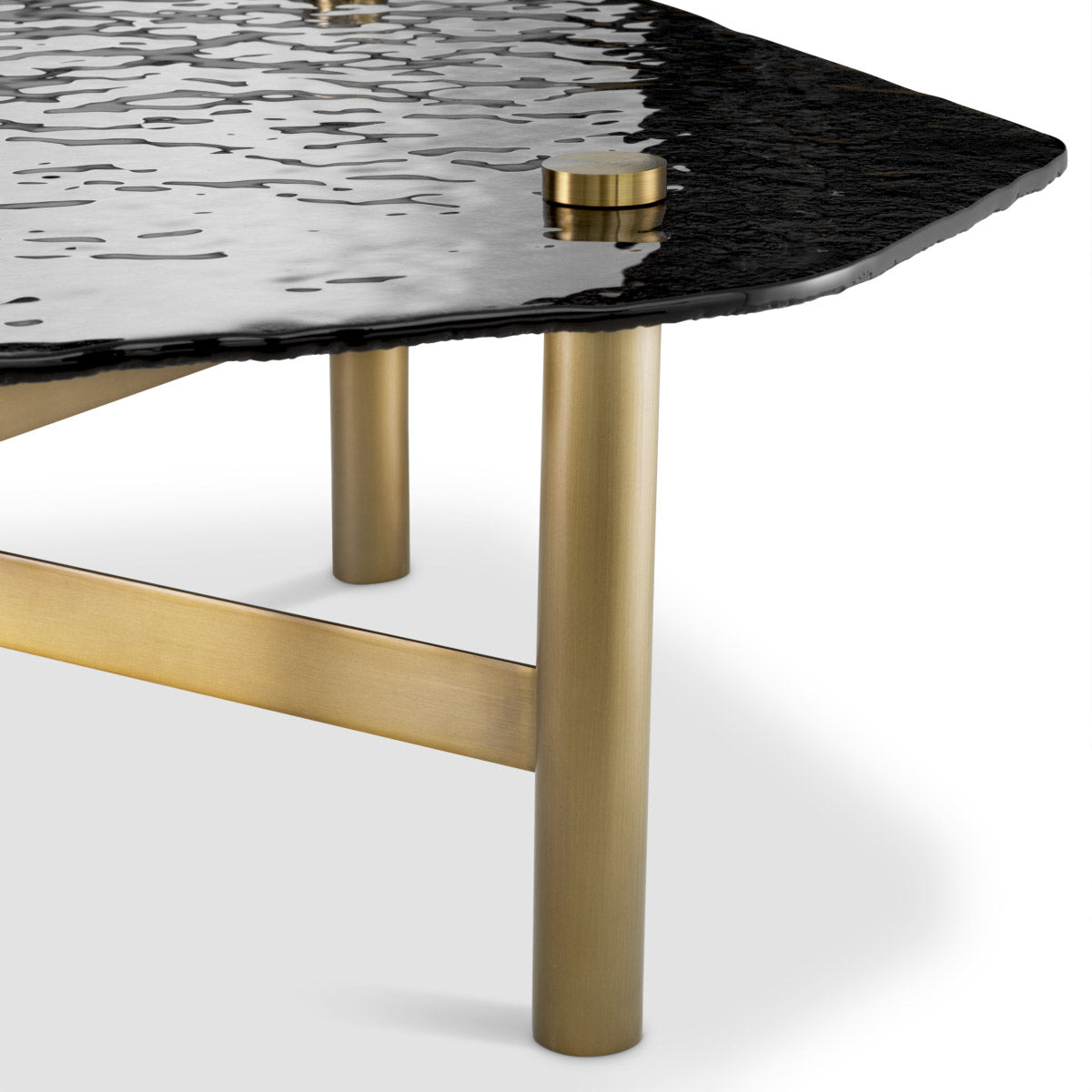 Eichholtz Coffee Table Cortes statement in any luxury interior. Dimensions W 47.0" D 47.5" H 16.0" Expertly made for