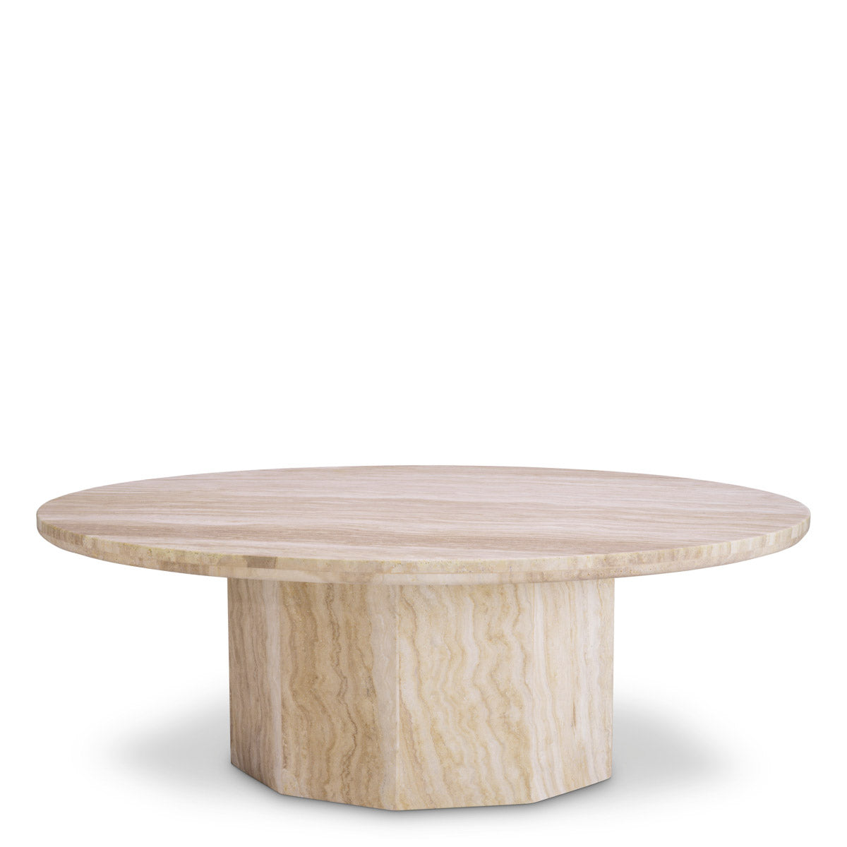 Eichholtz Coffee Table Florence Introducing the magnificent "Coffee Table Florence" by Eichholtz, a travertine masterpiece inspired by a...