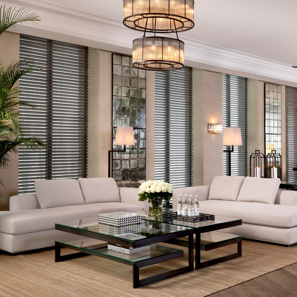 Eichholtz Coffee Table Gamma statement in any luxury interior. Dimensions W 59.0" D 31.5" H 18.0" Expertly made for