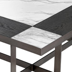 Eichholtz Coffee Table Hermoza sleek metal frame with pewter finish and is equally at home in Mid-Century Modern interiors