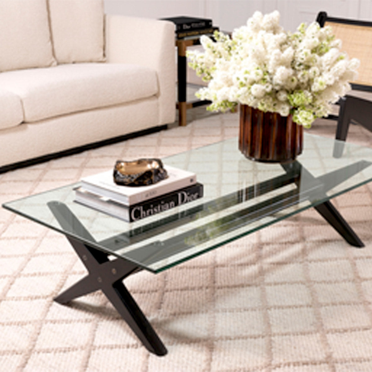Eichholtz Coffee Table Maynor furniture from the 1950s and 1960s. Crafted from solid wood and provided with a thick