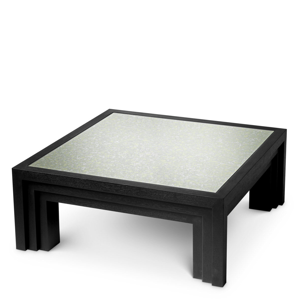 Eichholtz Coffee Table Metropolitan historical artisanship with a open-grain veneer and an antiqued mirror top. Its design seamlessly blends