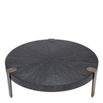 Eichholtz Coffee Table Oxnard brushed brass finish. Whether you are going for a retro or contemporary look, this stylish