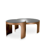 Eichholtz Coffee Table Piemonte set of 2 Crafted by Eichholtz this coffee table pairs refined design with elevated materials for a statement