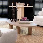 Eichholtz Coffee Table Prelude stands out for its free-form shape with 4 legs that relate to each other differently