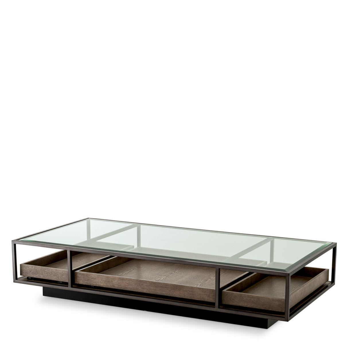 Eichholtz Coffee Table Roxton Coffee Table Roxton is a striking surface for display. The bottom of its bronze finish