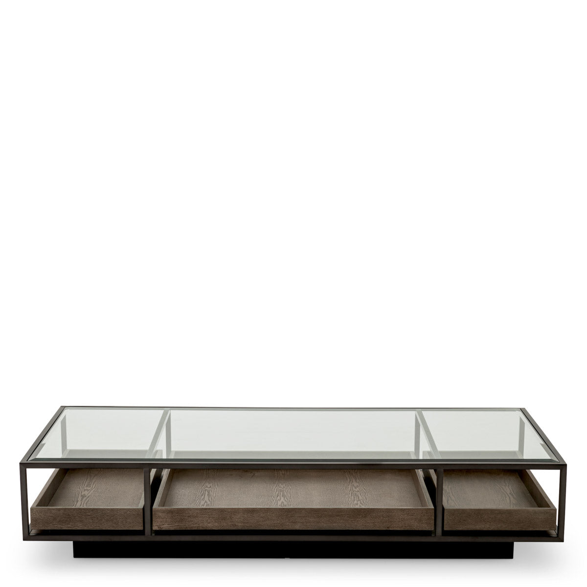 Eichholtz Coffee Table Roxton remote control are always clearly visible under the glass top, and ready for use. Coffee