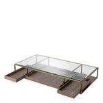 Eichholtz Coffee Table Roxton Three retractable trays below provide secure spaces for your items while adding a touch of