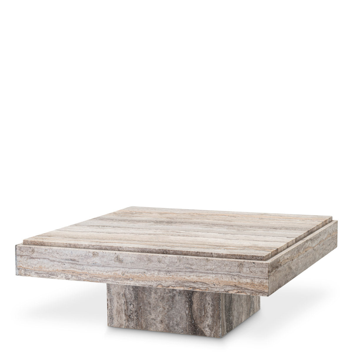 Eichholtz Coffee Table Sartoria Elevate your living space with the Sartoria Coffee Table in Silver Travertine. Its darker, refined