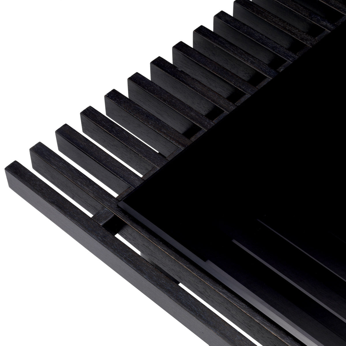 Eichholtz Coffee Table The Crest Coffee Table The Crest brings form and function together in cosmopolitan style. This rectangular charcoal