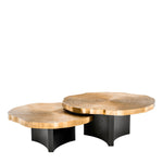 Eichholtz Coffee Table Thousand Oaks set of 2 The irregular outline of the tabletops and the structure of wood give a unique appearance