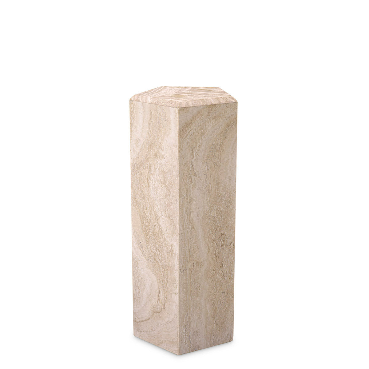 Eichholtz Column Cuneo S Introducing the exquisite Cuneo S Column, a testament to the timeless beauty of natural travertine.