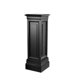 Eichholtz Column Salvatore M The black wooden finish Salvatore M Column with decorative panelling offers a contemporary take on
