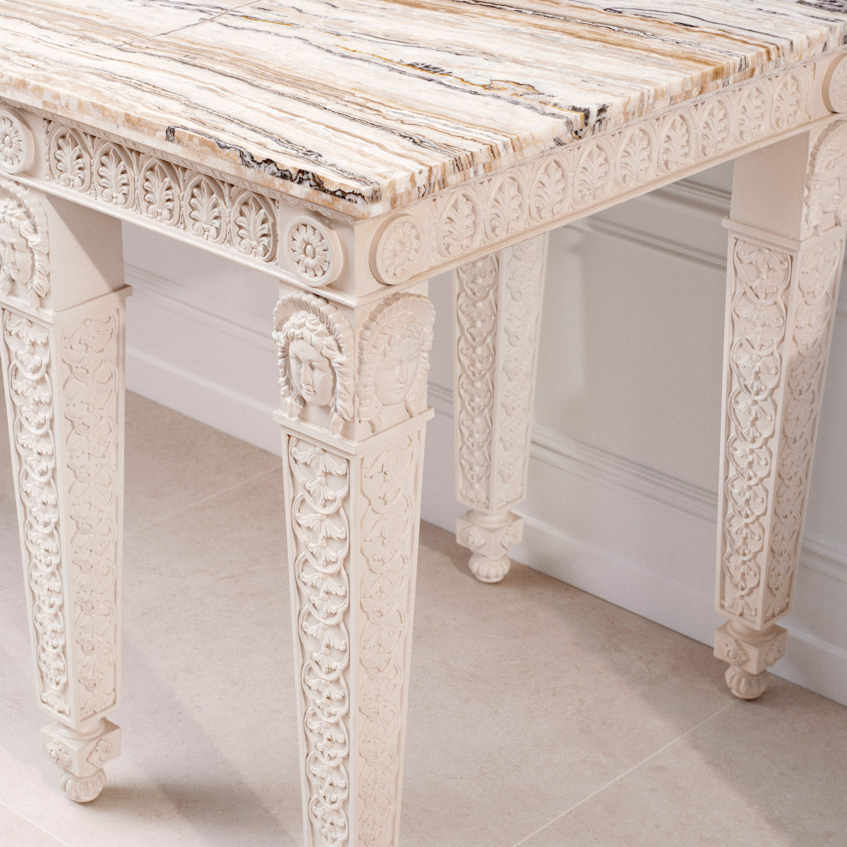 Eichholtz Console Table Croome Court collection. Drawing inspiration from the delicate ornamentation of a British console table (1765) by...