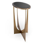 Eichholtz Console Table Elegance black glass top adds a modern touch to its overall design. Combine with the Coffee
