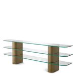 Eichholtz Console Table Lunden The Lunden Console Table boasts plenty of storage for your contemporary home. Featuring three open